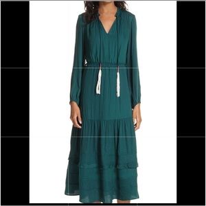 DOLAN LONG SLEEVE TASSEL TIE IN TEAL